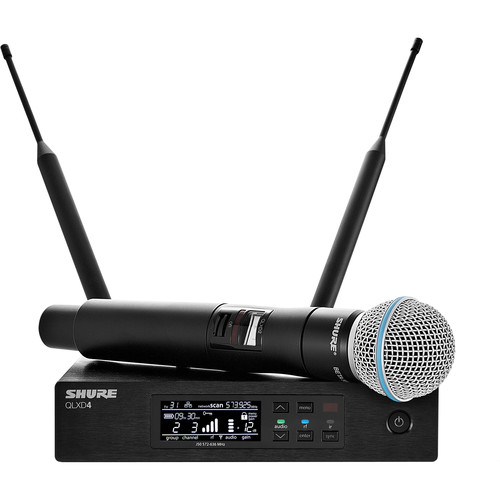 Shure QLXD24/B58 - Digital Handheld Wireless Microphone
