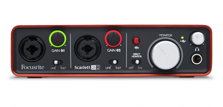 Focusrite Scarlett 2i2 2x2 USB Audio Interface