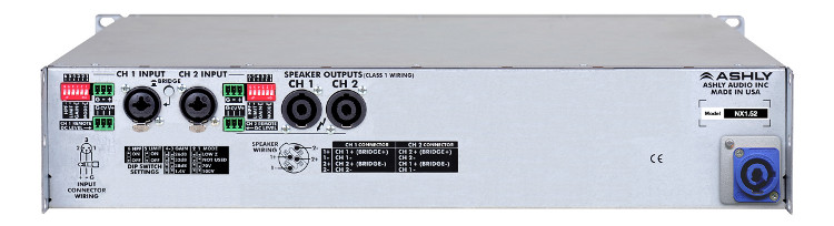 Ashly nX1.52 -1250W 2-Channel  Power Amplifier