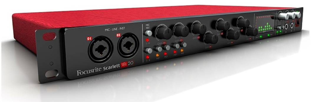 Focusrite Scarlett 18i20 USB Audio Interface With Mic Preamps