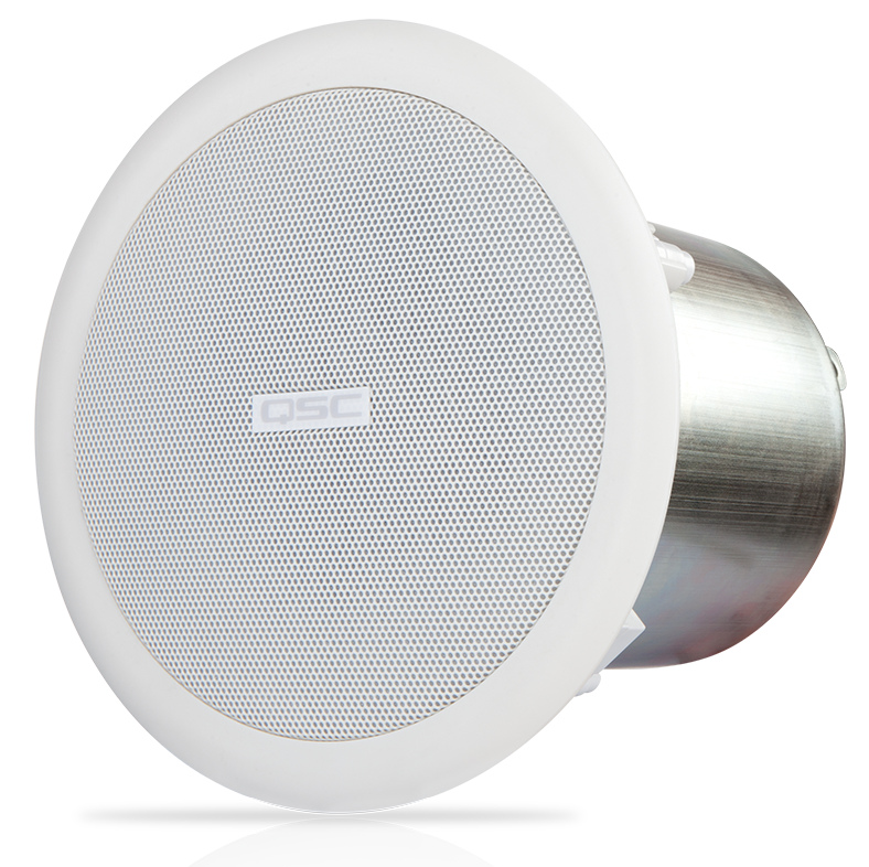 QSC AC-C4T - 4" 70/100V Full-range Ceiling Speaker (Pair)