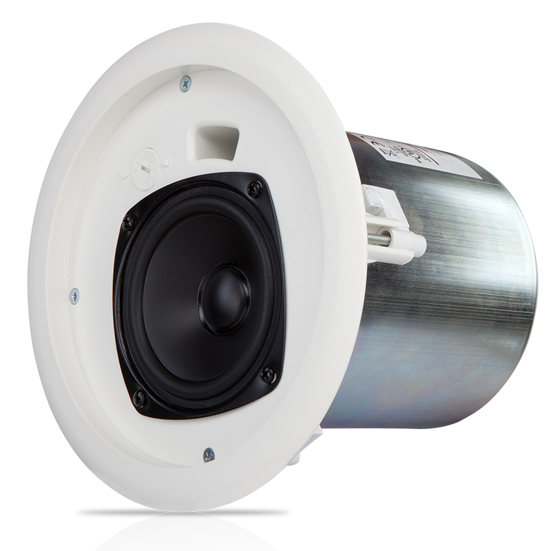 QSC AC-C4T - 4" 70/100V Full-range Ceiling Speaker (Pair)