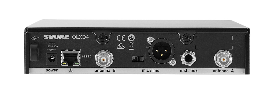 Shure QLXD14/SM35 - Digital Headworn Wireless Microphone System