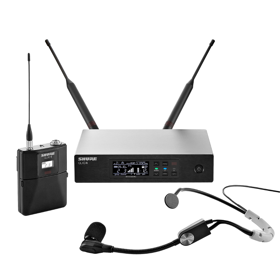 Shure QLXD14/SM35 - Digital Headworn Wireless Microphone System