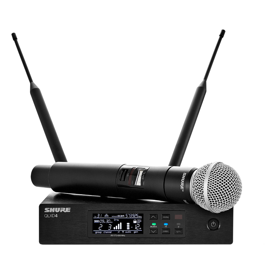 Shure QLXD24/SM58 - Digital Handheld Wireless Microphone System