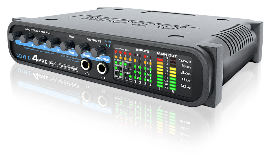 MOTU 4pre FireWire/USB 2.0 Compact Audio Interface
