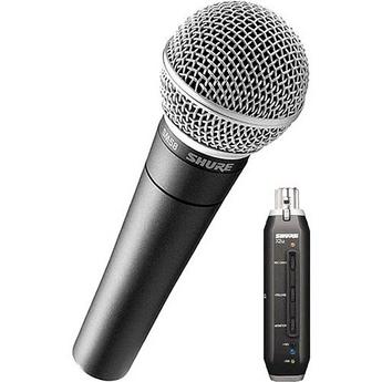 Shure SM58+X2u Vocal Microphone With USB Signal Adapter