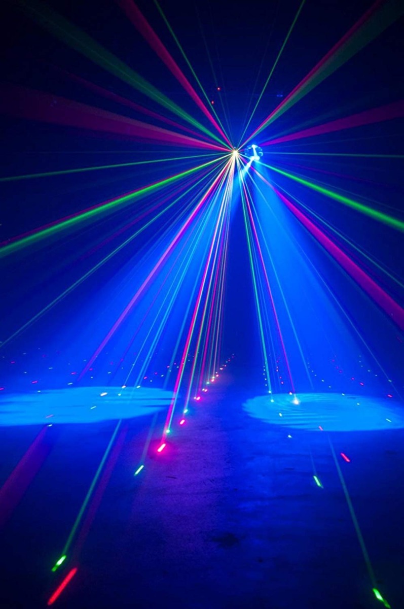 American DJ Stinger Gobo - Color Wash and Red/Green Lasers