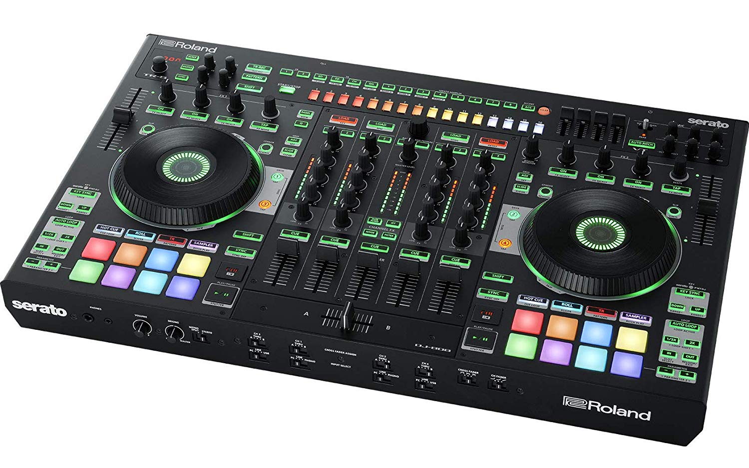 Roland DJ-808 4-Channel DJ Controller for Serato DJ
