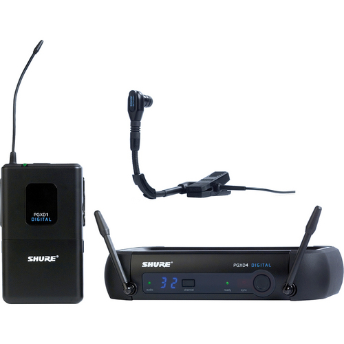 Shure PGXD14/BETA98H Digital Wireless System With Instrument Mic