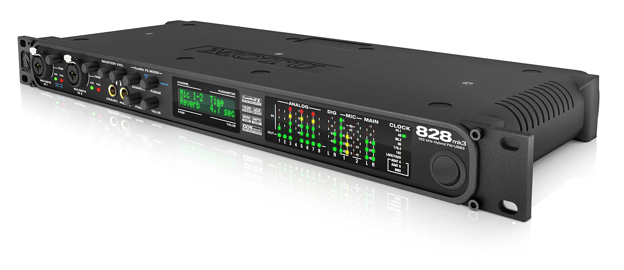 MOTU 828mk3 Hybrid 28x30 USB/FireWire Audio Interface