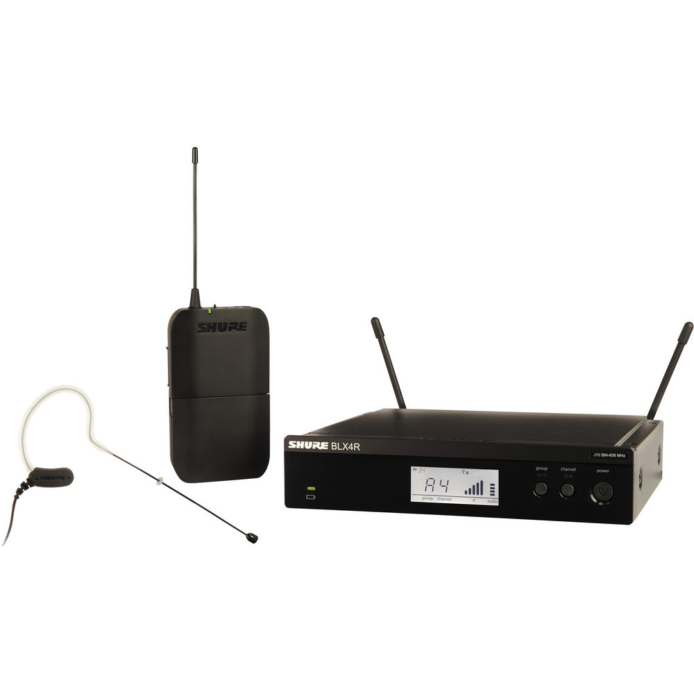 Shure BLX14R/MX53 - Headworn Wireless System With MX153 Earset
