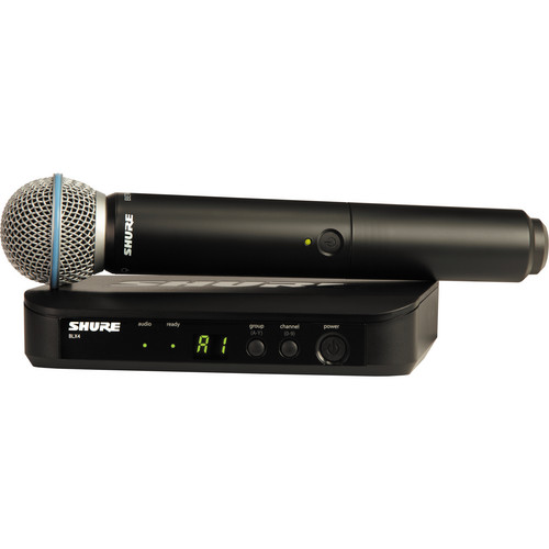 Shure BLX24/B58 - Handheld Wireless System With Beta58 Microphone