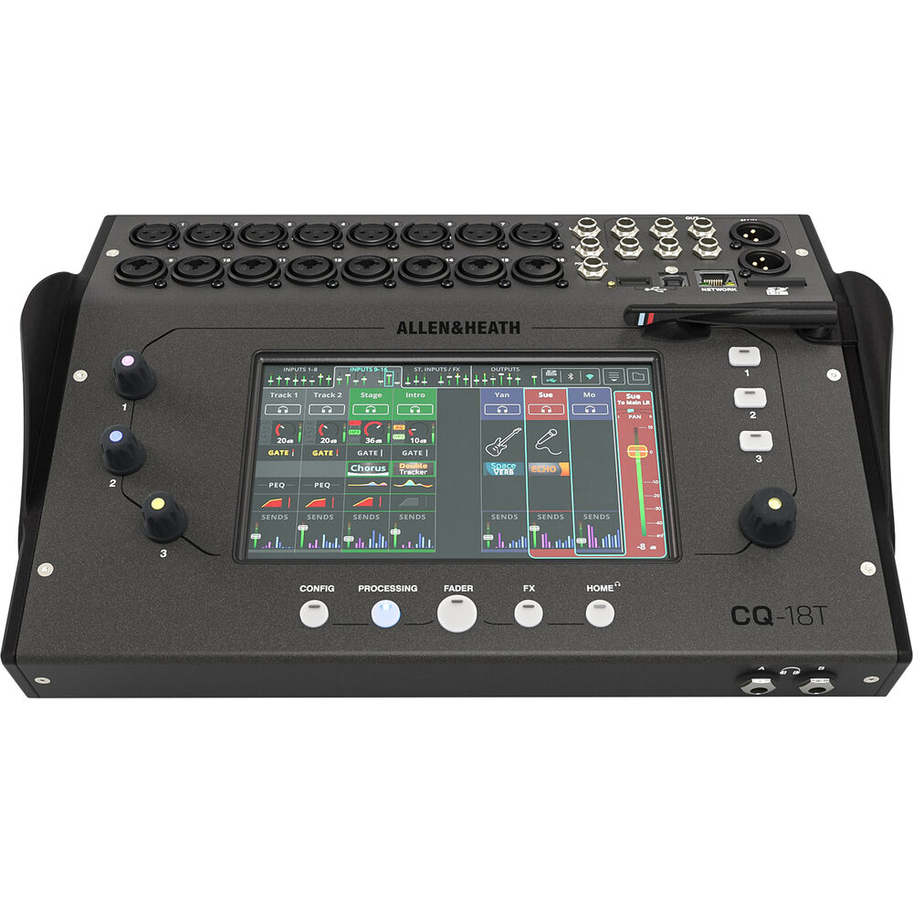 Allen & Heath CQ-18T - 18-Channel Digital Mixer with Touchscreen