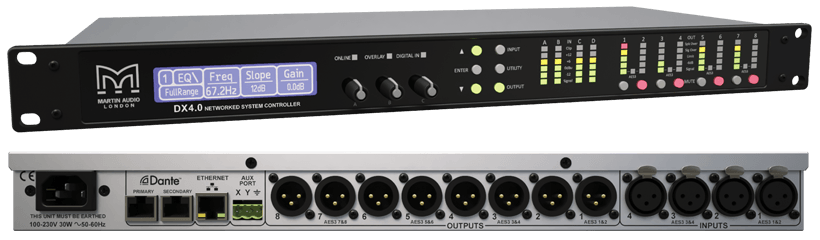 Martin Audio DX4.0 - Digital Loudspeaker Processors and Network Interface