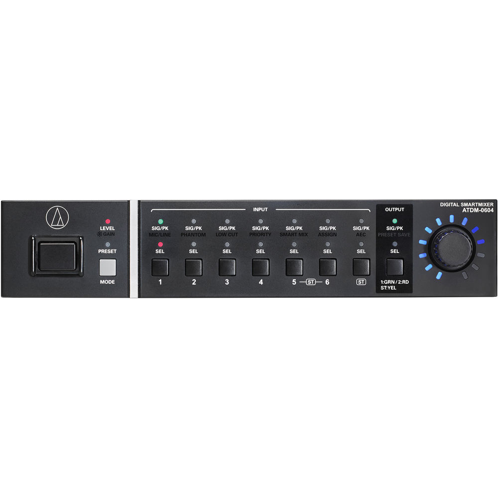 Audio-Technica ATDM-0604 -6-Channel Digital SmartMixer
