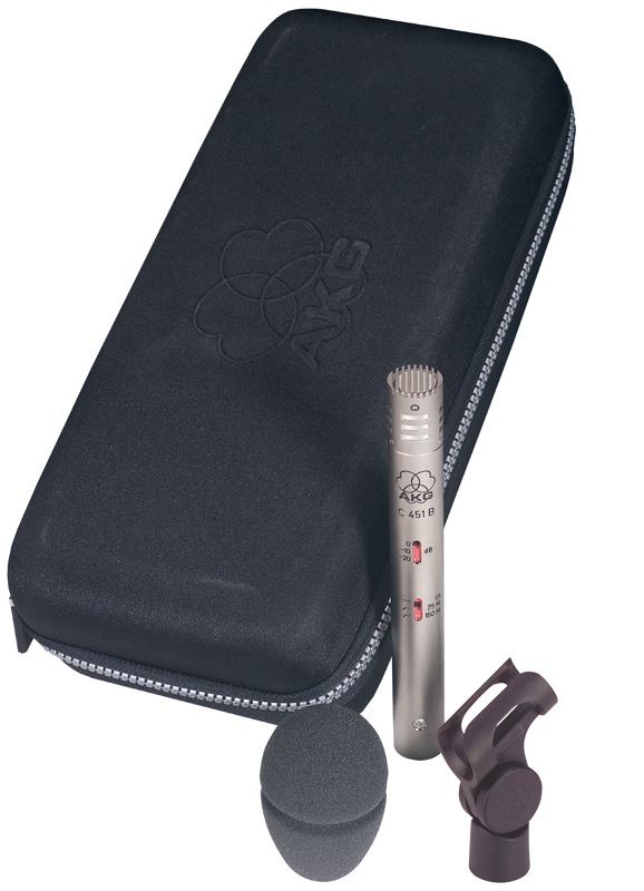 AKG C451B Cardioid Studio Instrument Condenser Microphone