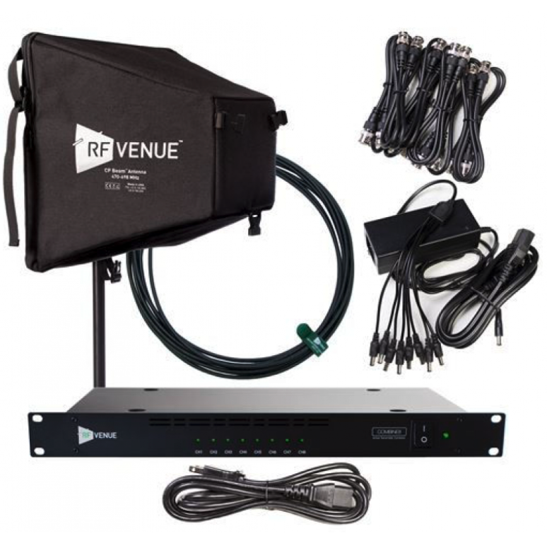 RF Venue COMB8CPB8 - 8-Channel In-Ear Monitor Upgrade Pack