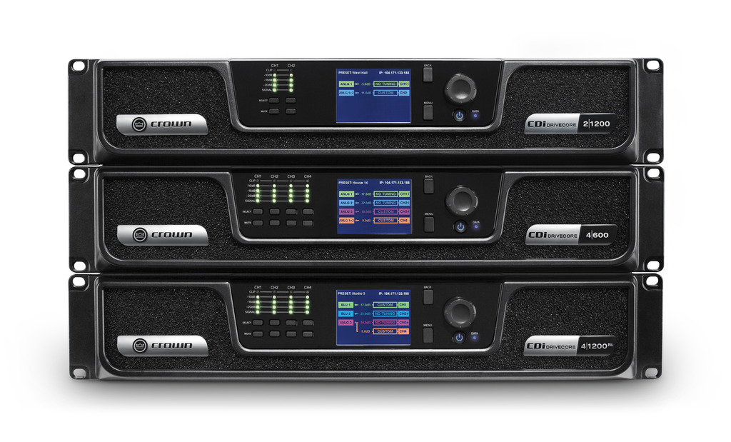 Crown CDi4|600 -600W 4-Channel CDi DriveCore Series Amplifier