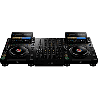 AlphaTheta CDJ-3000X and DJM-V5- 3-Channel DJ System Bundle