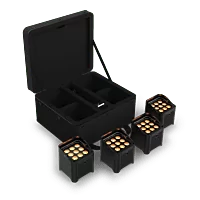 Chauvet DJ Freedom Par Q9 X4 - 4 Pack with Case