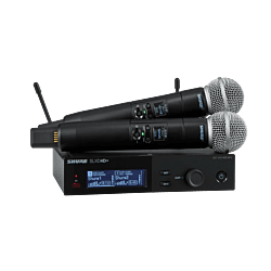 Shure SLXD24D+/B58 - Dual Digital Wireless System with 2x Beta 58A Capsule