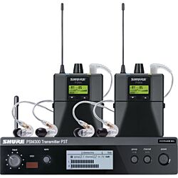Shure P3TRA215TWP - Dual-Channel Personal Monitor System (PSM300 TWINPACK PRO