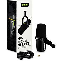 Shure MV7+ - Podcast XLR/USB Microphone