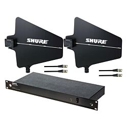 Shure UA844+SWB/LC and UA874-US Active Splitter/Antennen Set