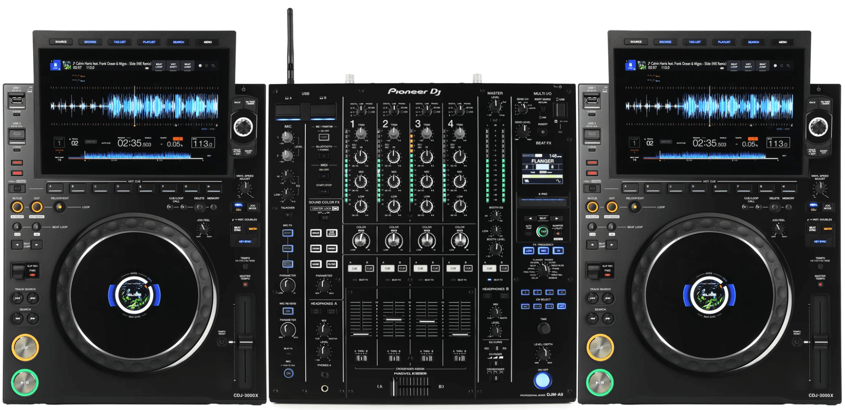 AlphaTheta CDJ-3000X and DJM-A9 - Flagship DJ System Bundle | RK Audio