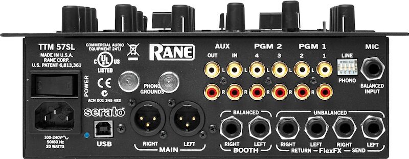 Rane TTM 57SL 2-Channel Serato Scratch Live Mixer | RK Audio