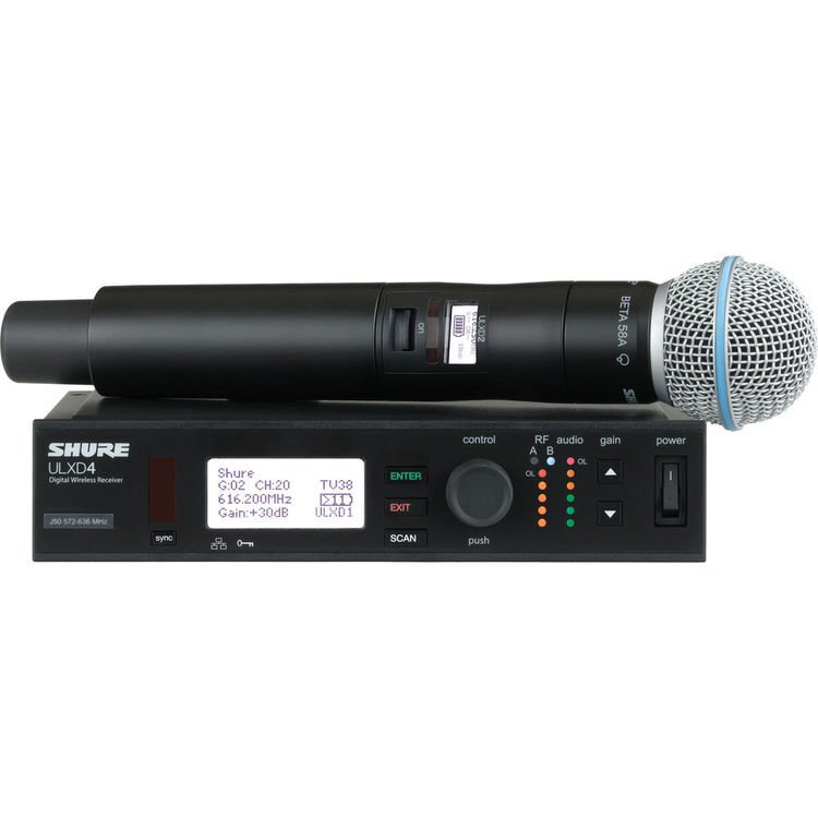 Shure ULXD24/B58 ULX-D-Digital Handheld Wireless System | RK Audio