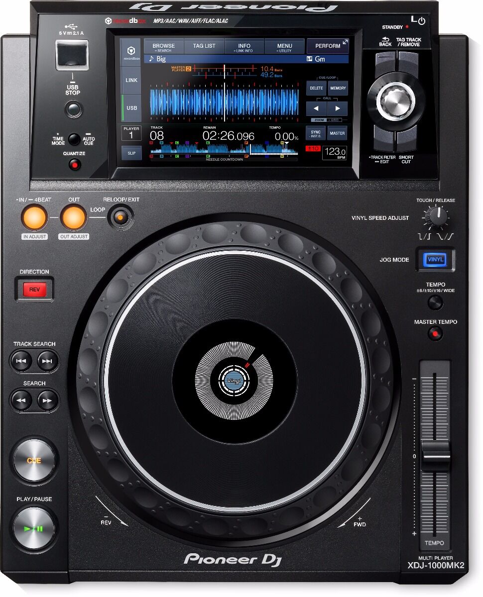 Pioneer XDJ-1000MK2 - Professional TableTop Media Player For