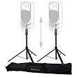 Gator Frameworks GFW-ID-SPKRSET - Adjustable Speaker Stands (Pair)
