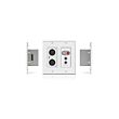 Attero Tech by QSC unD6IO - Dante Networked Audio Wall Plate