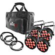 Chuavet SlimPACK Q12 USB - 4-Pack Wireless DMX RGBA LED Wash Lights