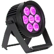 Elation SIX+ PAR S -7x 20W RGBLA+UV LED Par Wash