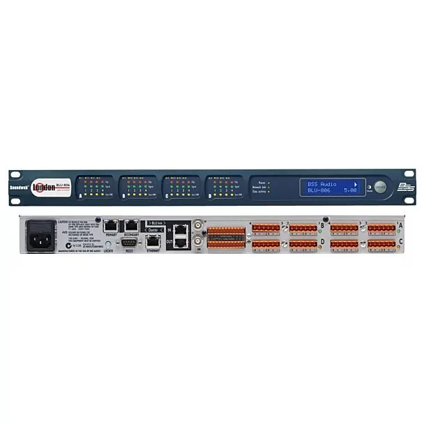 BSS BLU-806 - Signal Processor with BLU link and Dante | RK Audio