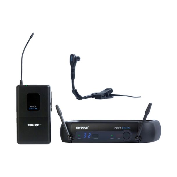 Shure PGXD14/BETA98H Digital Wireless System With Instrument Mic