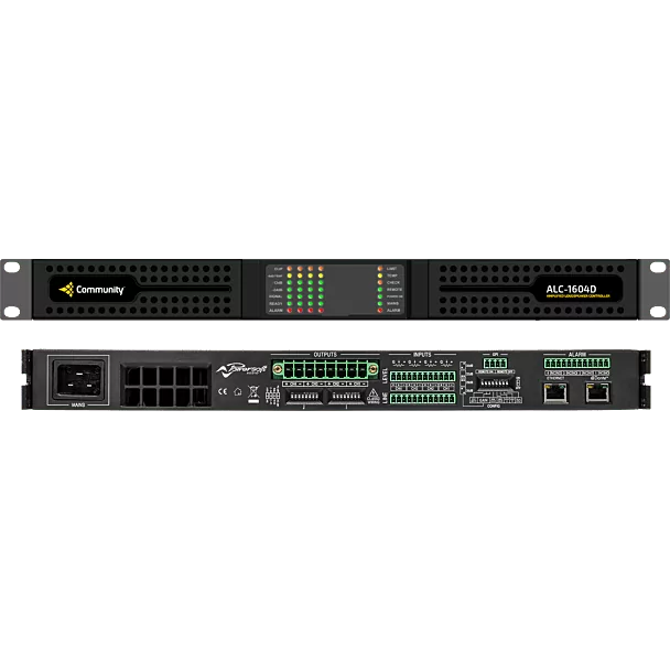 Community ALC-1604D - 1600W 4-Channel DSP and Dante