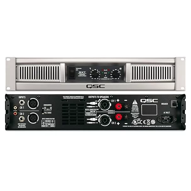 QSC GX7 725W GX-Series Professional Power Amplifier | RK Audio