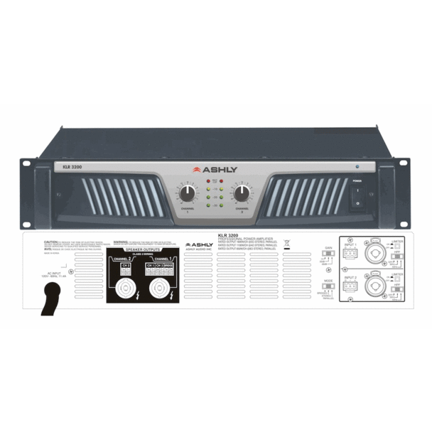 Ashly KLR-3200 650W High Performance Amplifier