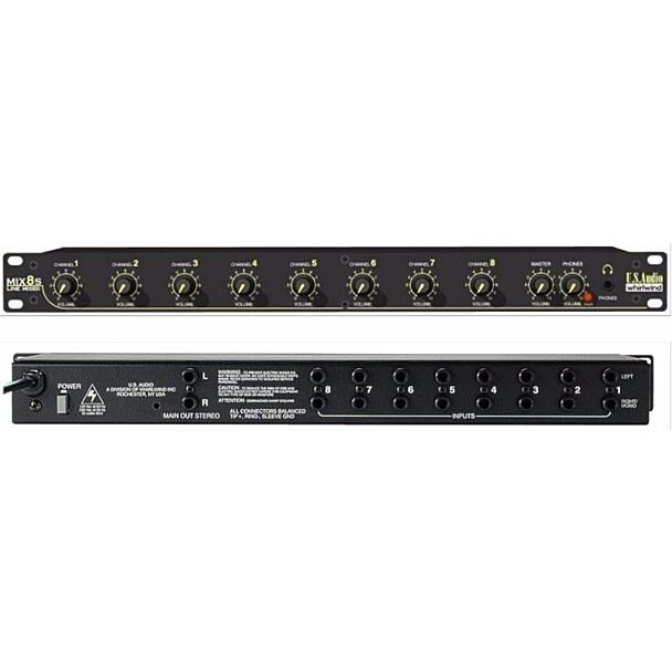 Whirlwind MIX-8S - Stereo Line Mixer