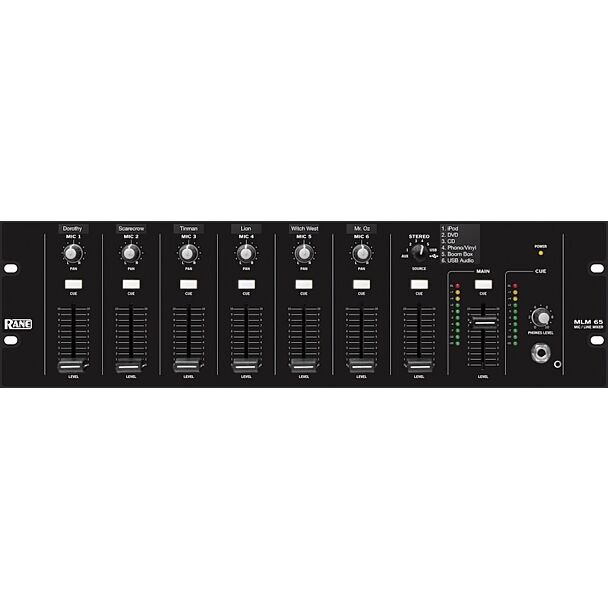 Rane MLM 65 Mic/Line Mixer With USB