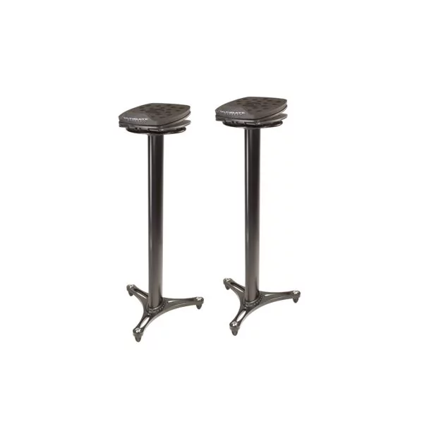 Ultimate Support MS-100B - Column Studio Monitor Stand (Pair)