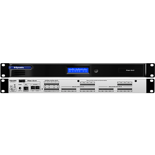 Symetrix PRISM-12X12 - 12in 12out 64x64 DSP