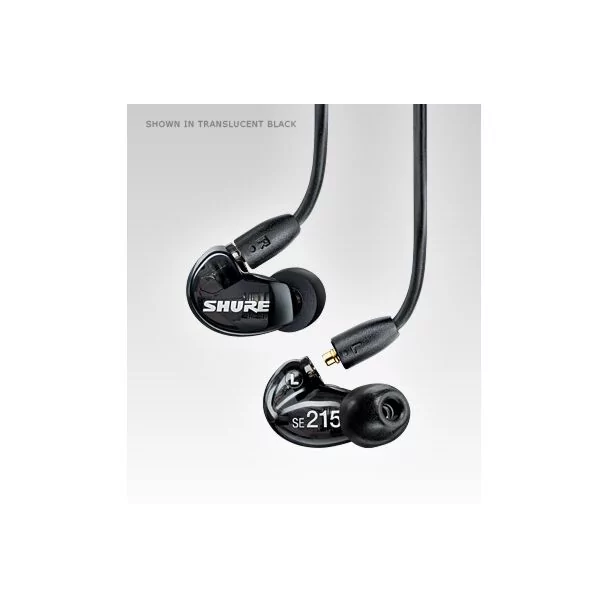 SHURE SE215 有線イヤフォン　ブラック　マイクなし Shure SE215 - Sound Isolating Earphones | RK Audio