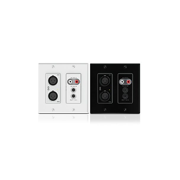 Attero Tech by QSC unD6IO - Dante Networked Audio Wall Plate