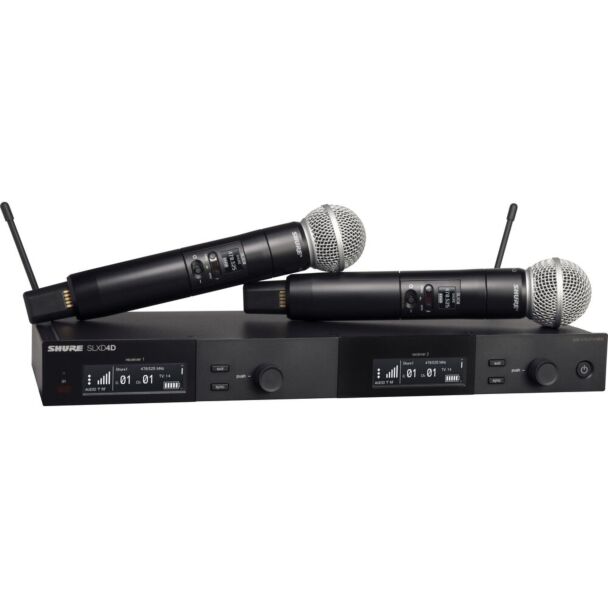 Shure SLXD24D/SM58 - Dual Wireless Handheld System