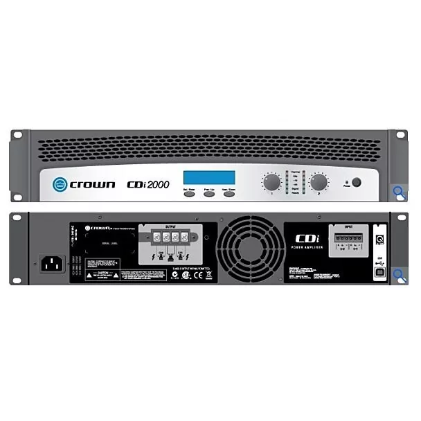 Crown CDI1000 275W 2-Channel Solid-State Power Amplifier
